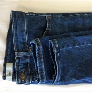 high waisted topshop jamie jeans